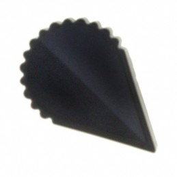 1 pcs : 11K5028-KCNB - KNOB PLASTIC 1/4' DIA BLACK