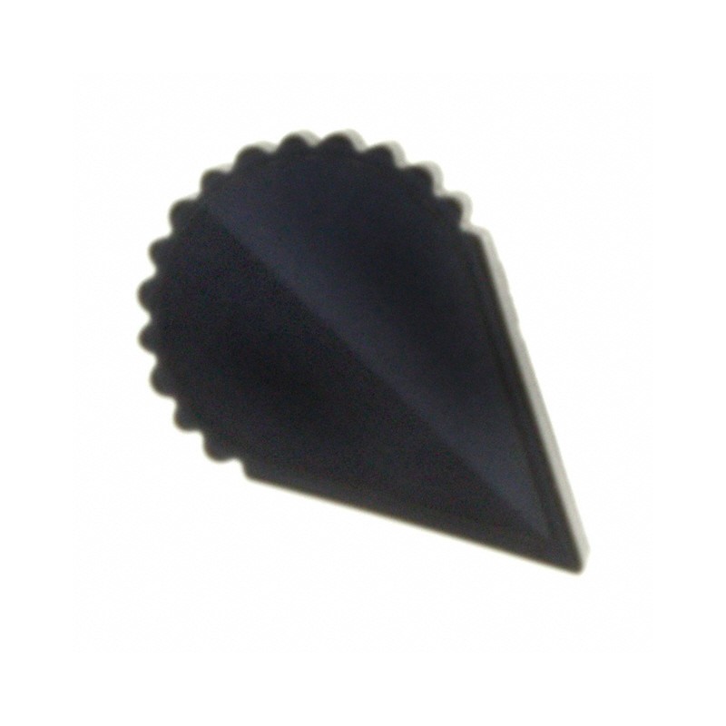 1 pcs : 11K5028-KCNB - KNOB PLASTIC 1/4' DIA BLACK
