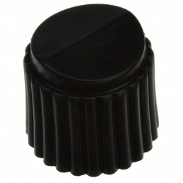 1 pcs : 11K5029-JCNB - KNOB PLASTIC 1/8' DIA BLACK