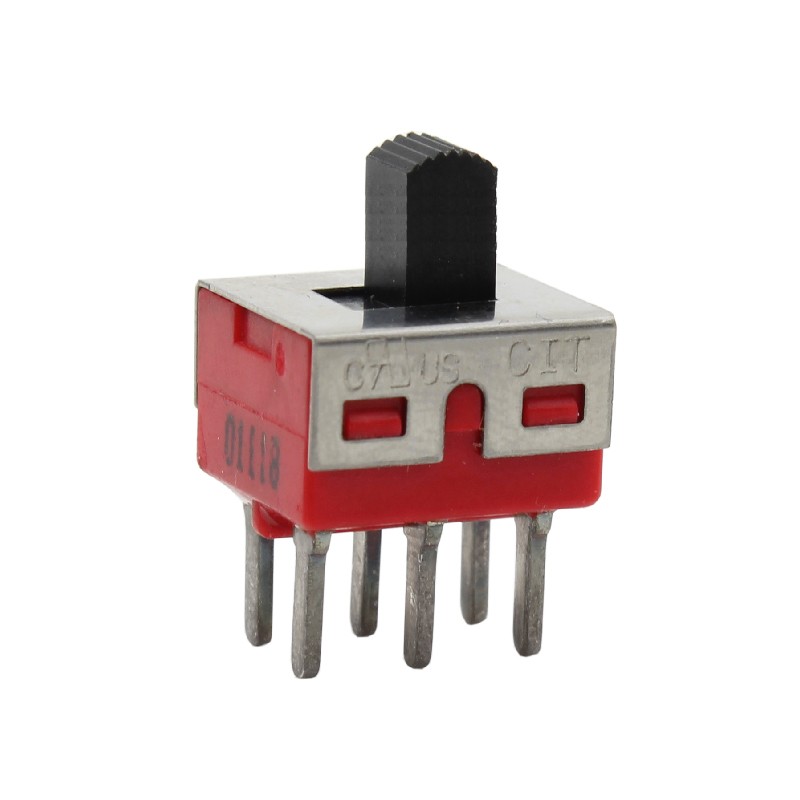 1 pcs : 1201A2CQEA - SWITCH SLIDE DPDT 5A 120V