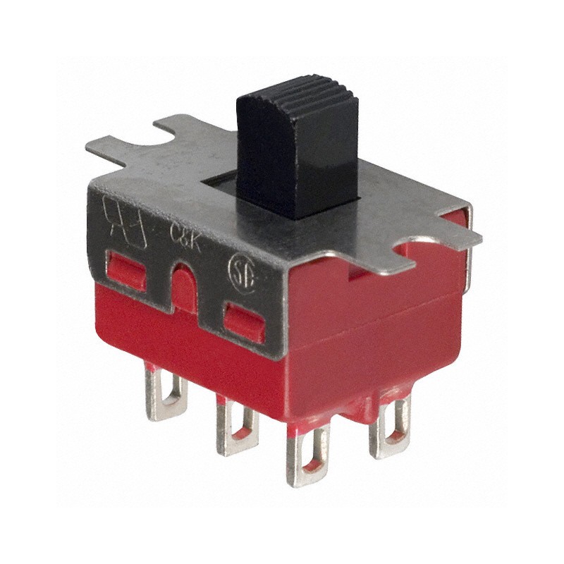 1 pcs : 1201M1S3ZQE2 - SWITCH SLIDE DPDT 6A 120V