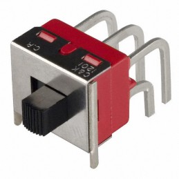 1 pcs : 1201M2S3AQE2 - SWITCH SLIDE DPDT 6A 120V