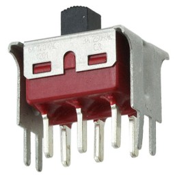 1 pcs : 1201M2S3V3QE2 - SWITCH SLIDE DPDT 6A 120V