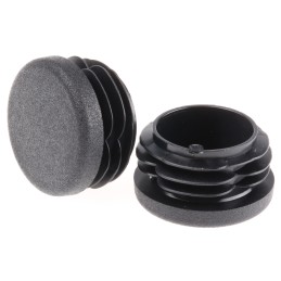 1 Bag of 15 - Rose+Krieger Black Polyethylene (PE) Round Tube