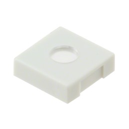 1 pcs : 140007480070 - CAP PUSHBUTTON SQ LT GRAY W/LENS