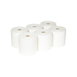 1 Box of 6 - Kimberly Clark Scott Rolled White Paper Towel, 354 x 200mm