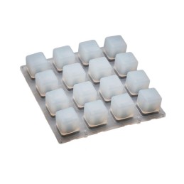 1 pcs : 1611 - SILICONE ELSTMR 4X4 BTN KEYPAD