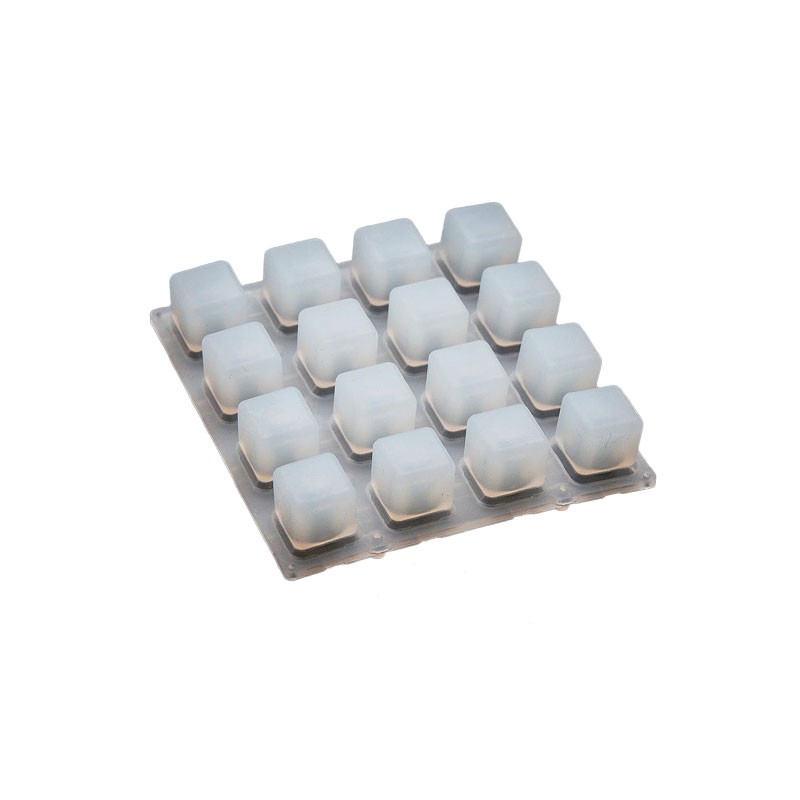 1 pcs : 1611 - SILICONE ELSTMR 4X4 BTN KEYPAD
