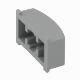 1 pcs : 1630003 - CAP PUSHBUTTON RECTANGULAR GRAY