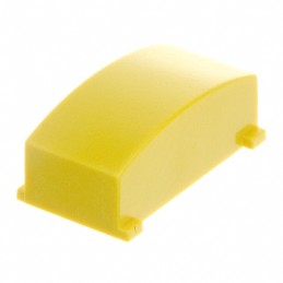 1 pcs : 1630004 - CAP PUSHBUTTON RECT YELLOW