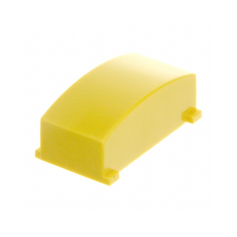 1 pcs : 1630004 - CAP PUSHBUTTON RECT YELLOW