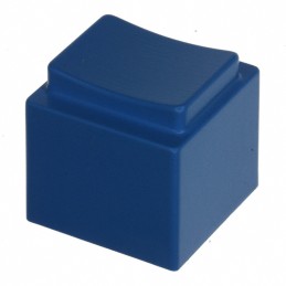 1 pcs : 1670000 - CAP PUSHBUTTON RECTANGULAR BLUE