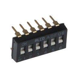 1 pcs : 1825002-9 - SWITCH SLIDE DIP SPST 0.025A 24V