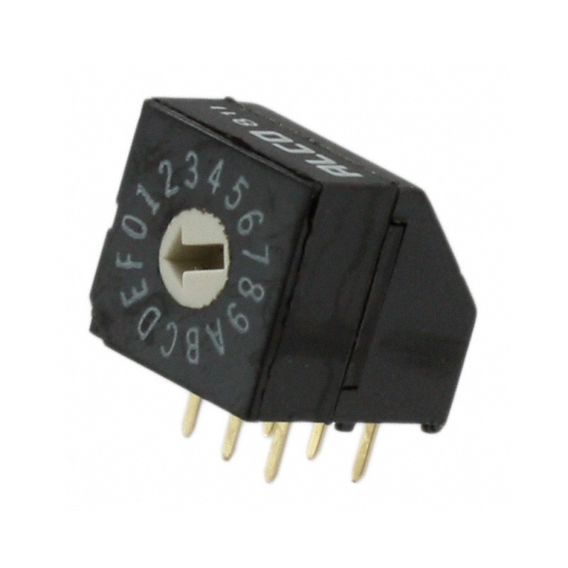 1 pcs : 1825008-3 - SW ROTARY DIP HEX COMP 0.4VA 20V
