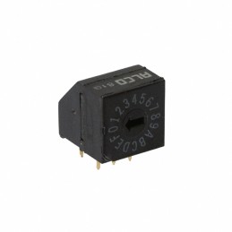 1 pcs : 1825008-4 - SWITCH ROTARY DIP HEX 0.4VA 20V
