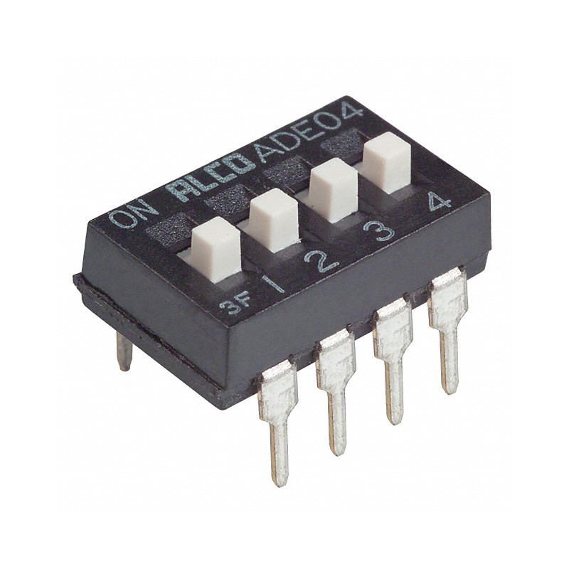 1 pcs : 1825057-3 - SWITCH SLIDE DIP SPST 0.1A 24V