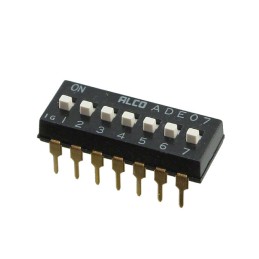 1 pcs : 1825057-6 - SWITCH SLIDE DIP SPST 0.1A 24V