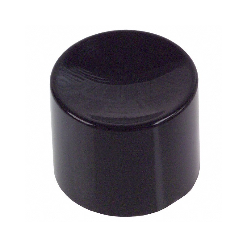 1 pcs : 1825068-1 - CAP PUSHBUTTON ROUND BLACK