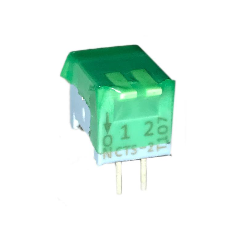 1 pcs : 194-2MST - SWITCH PIANO DIP SPST 0.05A 24V
