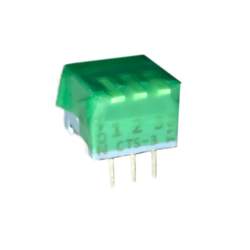 1 pcs : 194-3MST - SWITCH PIANO DIP SPST 0.05A 24V