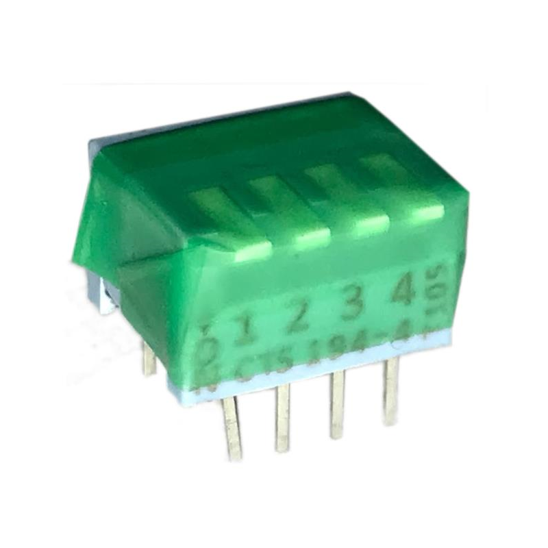 1 pcs : 194-4MST - SWITCH PIANO DIP SPST 0.05A 24V