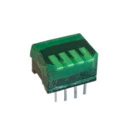 1 pcs : 195-4MST - SWITCH PIANO DIP SPST 0.05A 24V