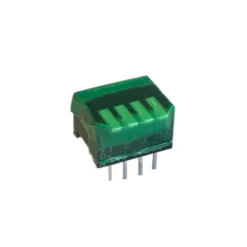 1 pcs : 195-4MST - SWITCH PIANO DIP SPST 0.05A 24V