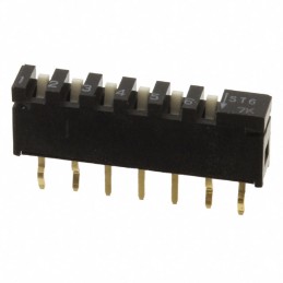 1 pcs : 1977104-3 - SWITCH SLIDE DIP SPST 0.01A 5V