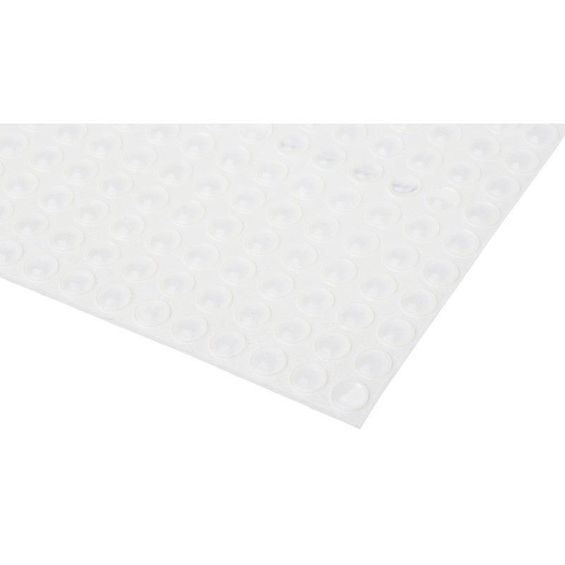 1 Bag of 150 - RS PRO Hemispherical PUR Self Adhesive Feet, 7.9mm diameter x 2.2mm height