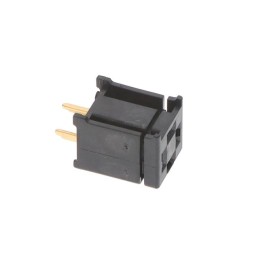 1 pcs : 19-940 - PCB PLUG-IN BASE AXIAL BLACK