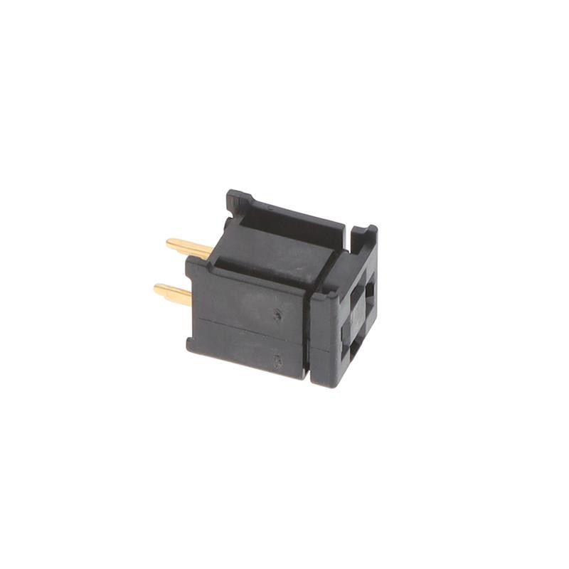 1 pcs : 19-940 - PCB PLUG-IN BASE AXIAL BLACK