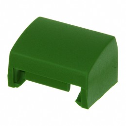 1 pcs : 1A02 - CAP TACTILE RECTANGULAR GREEN