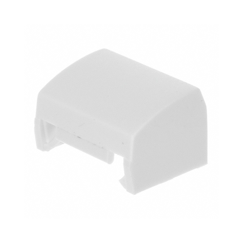 1 pcs : 1A06 - CAP TACTILE RECTANGULAR WHITE