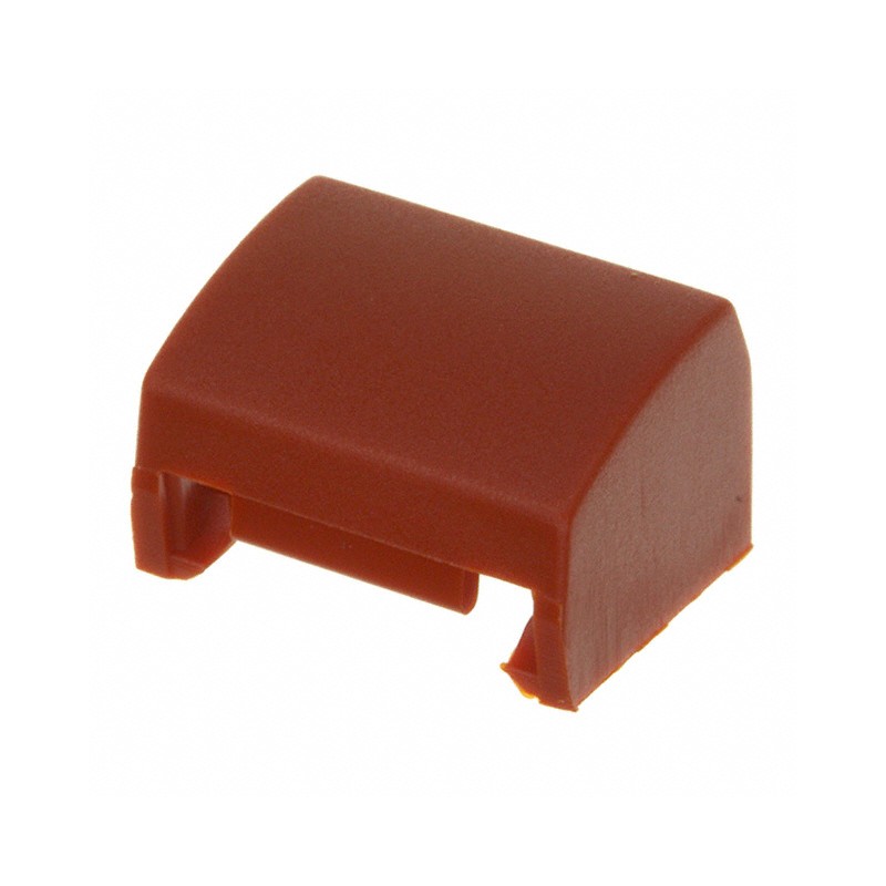 1 pcs : 1A08 - CAP TACTILE RECTANGULAR RED
