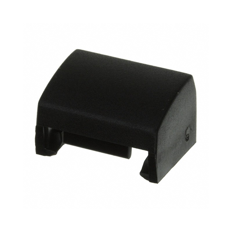1 pcs : 1A09 - CAP TACTILE RECTANGULAR BLACK