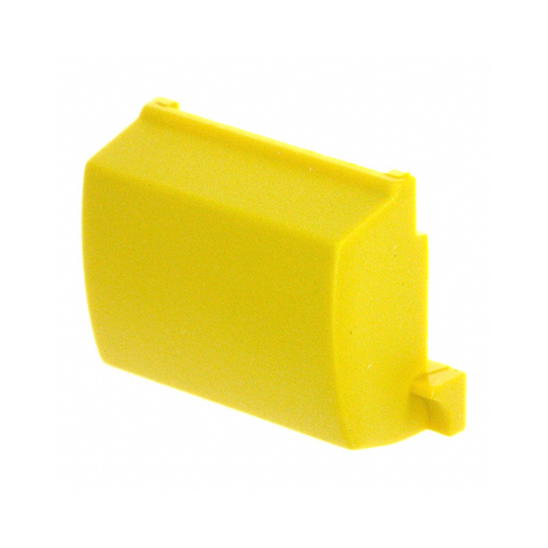 1 pcs : 1B04 - CAP TACTILE RECTANGULAR YELLOW