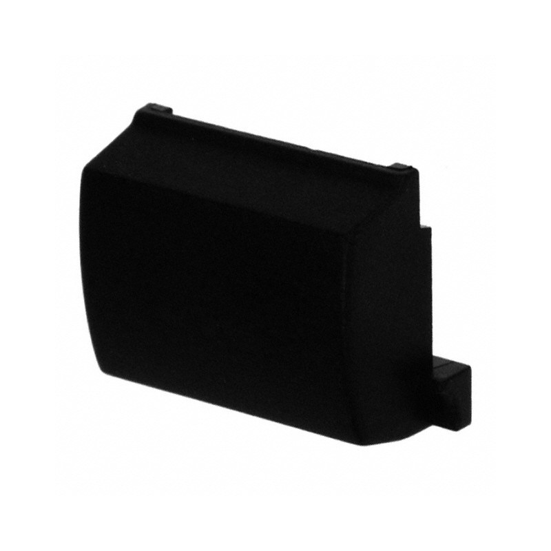 1 pcs : 1B09 - CAP TACTILE RECTANGULAR BLACK