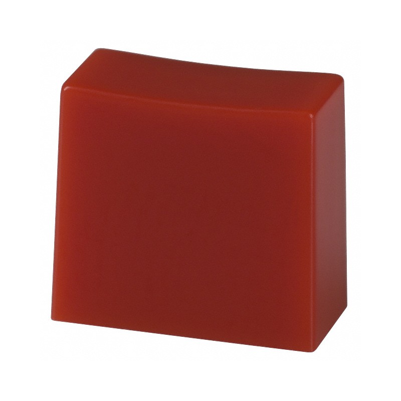 1 pcs : 1CRED - CAP PUSHBUTTON RECTANGULAR RED