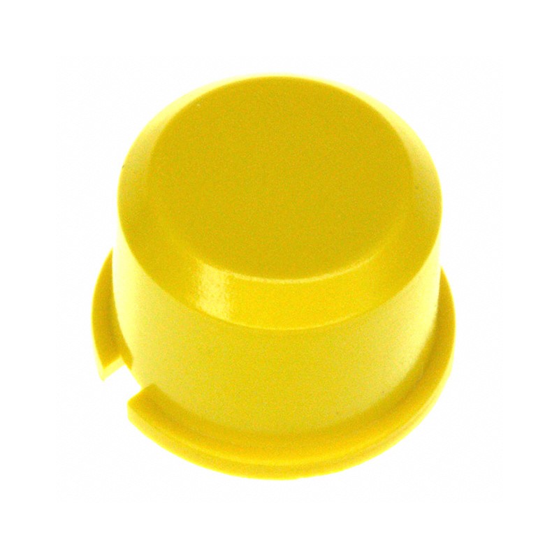 1 pcs : 1D04 - CAP TACTILE ROUND YELLOW