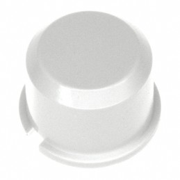 1 pcs : 1D06 - CAP TACTILE ROUND WHITE