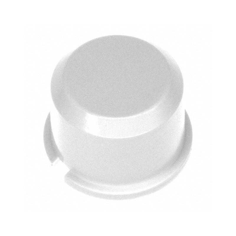 1 pcs : 1D06 - CAP TACTILE ROUND WHITE
