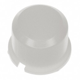 1 pcs : 1D16 - CAP TACTILE ROUND FROSTED WHITE