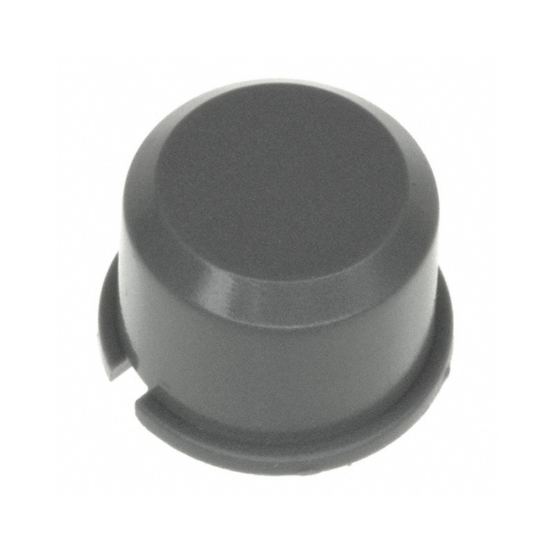 1 pcs : 1D33 - CAP TACTILE ROUND TELE GRAY