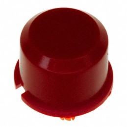 1 pcs : 1D38 - CAP TACTILE ROUND NOBLE RED