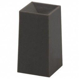 1 pcs : 1DDGR - CAP PUSHBUTTON SQUARE DARK GRAY