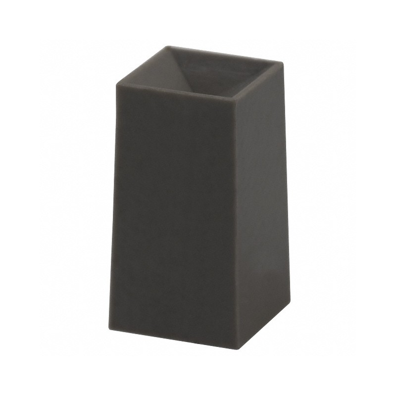 1 pcs : 1DDGR - CAP PUSHBUTTON SQUARE DARK GRAY