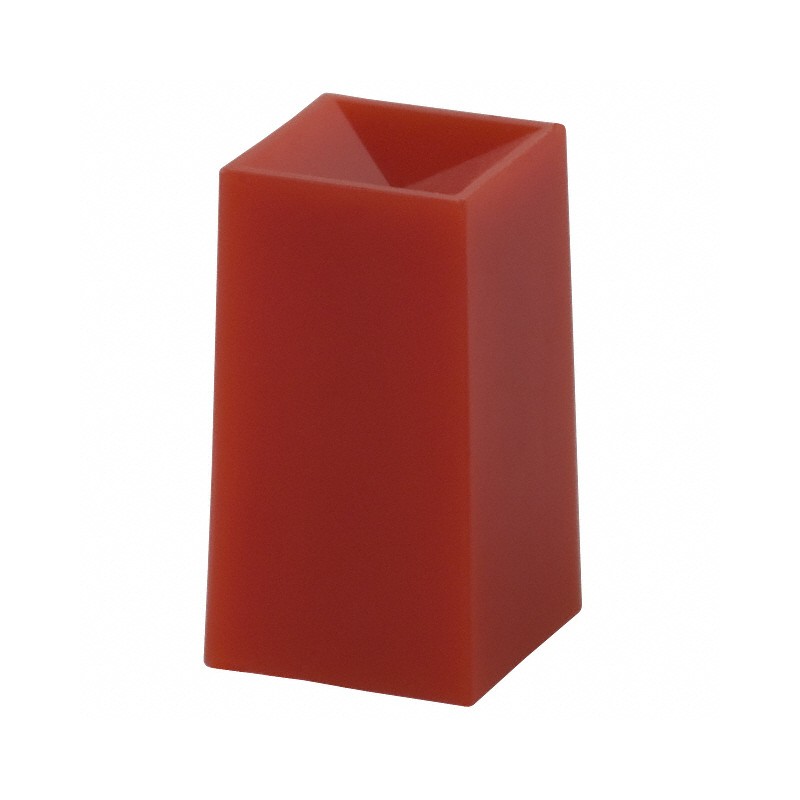 1 pcs : 1DRED - CAP PUSHBUTTON SQUARE RED