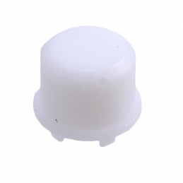 1 pcs : 1DS16 - CAP TACTILE ROUND FROSTED WHITE