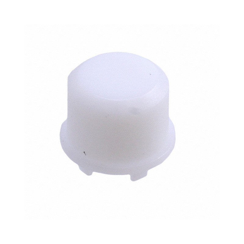 1 pcs : 1DS16 - CAP TACTILE ROUND FROSTED WHITE