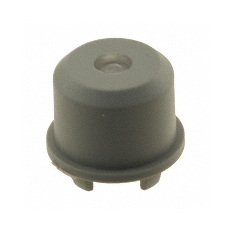 1 pcs : 1ES031 - CAP TACTILE RND GRAY/TRANS LENS